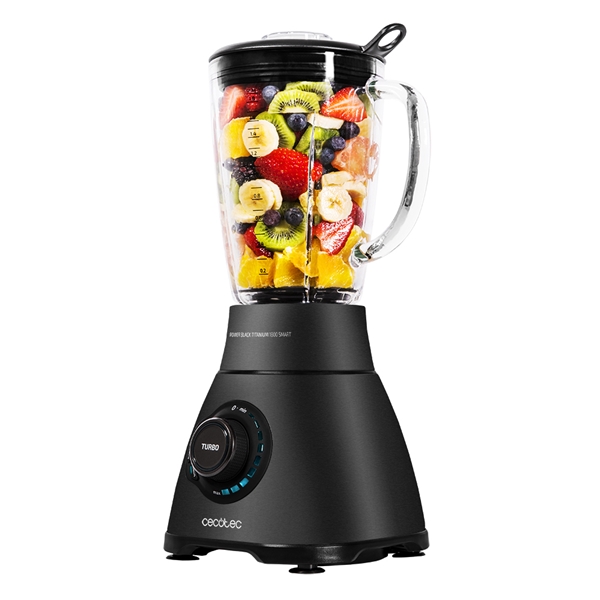 Cecotec American Tumbler Mixer Power Titanium 1250 Blender with 1250w Power  Designed in Stainless Steel Detachable